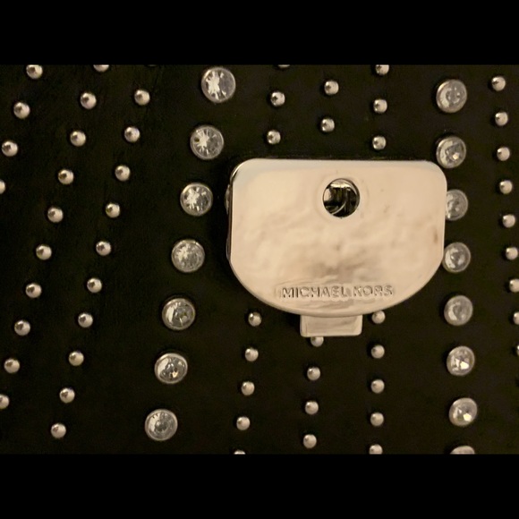 Michael Kors Studded Leather Crossbody - Picture 9 of 10